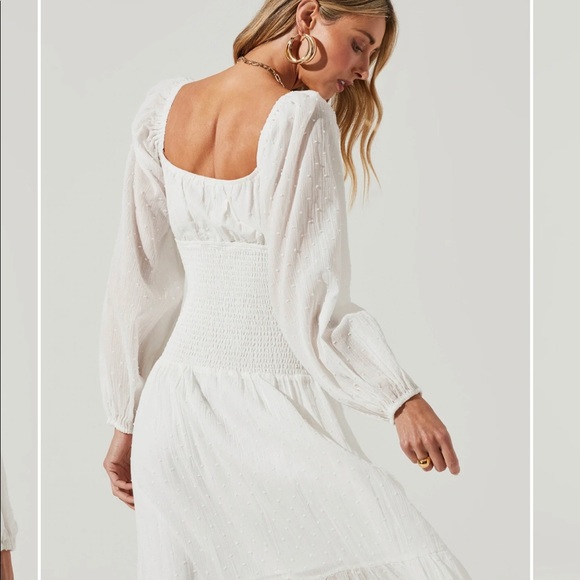 Astr the label long sleeve twist bust dress in size S - Picture 3 of 3